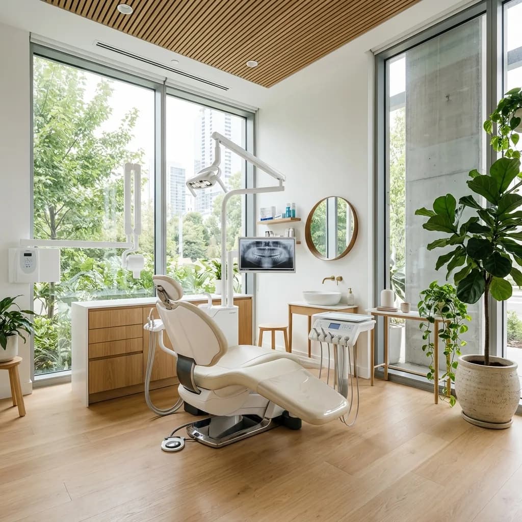 Modern dental clinic interior
