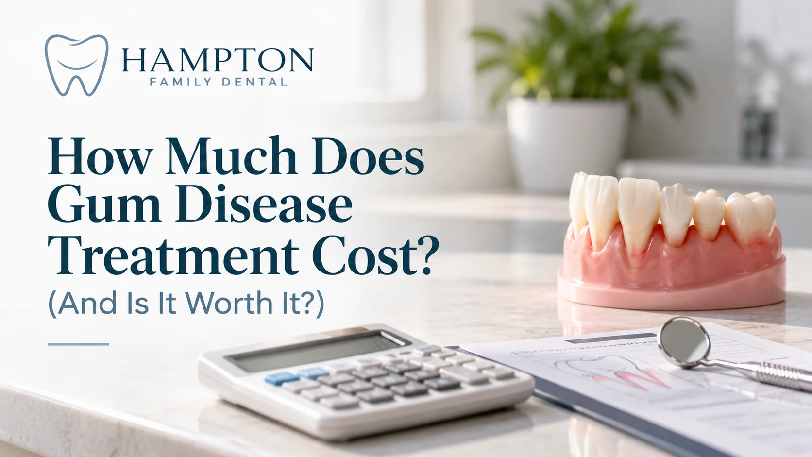The cost of gum disease treatment explained by Hampton Family Dental in Southampton PA